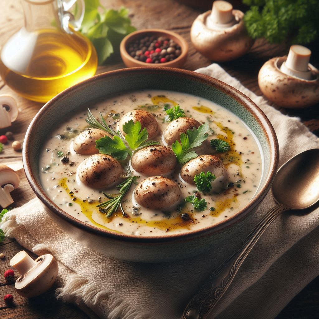 🍄 Creamy Mushroom&nbsp;Soup